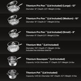 Titanium 12-Piece Cookware System™