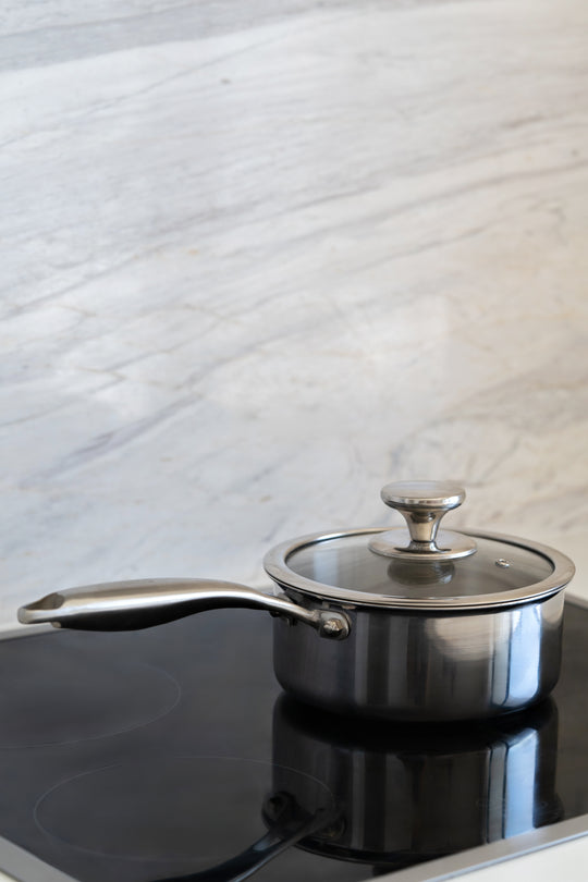 Enter Plateful's Titanium Pro Saucepan™