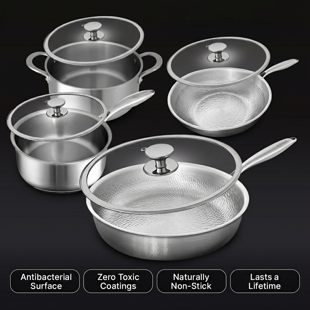 Titanium 8-Piece Cookware System™