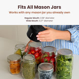 VacuFresh™ Mason Jar Vacuum Sealer