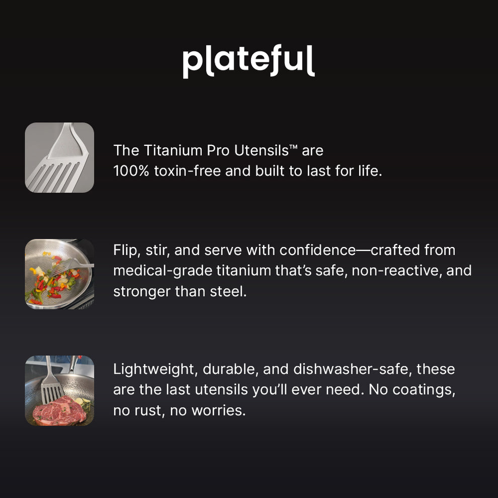 Titanium Utensils | Titanium Cooking Utensils - Plateful