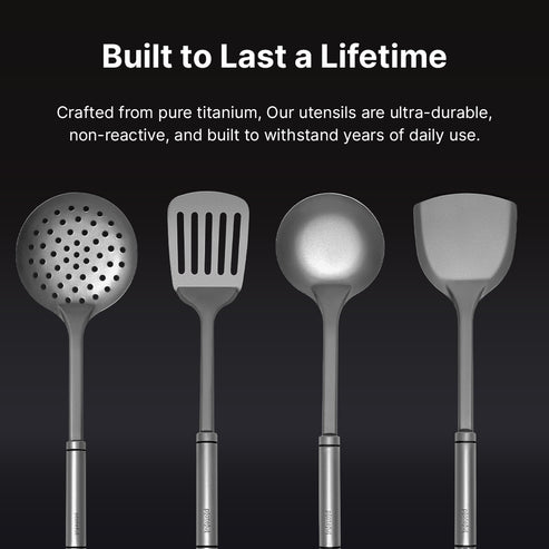 Titanium Utensils | Titanium Cooking Utensils - Plateful