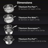 Titanium 8-Piece Cookware System™
