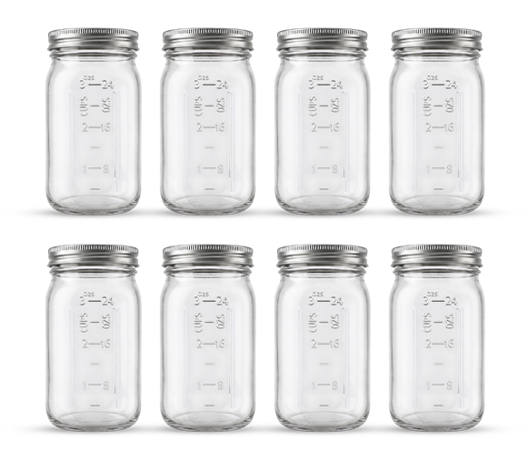 Plateful Mason Jars